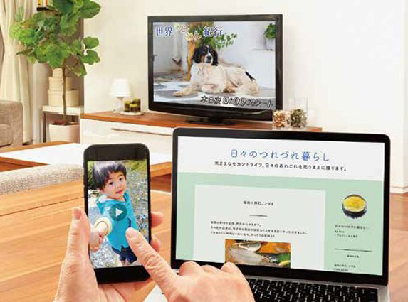 3焦点レンズの見え方イメージ